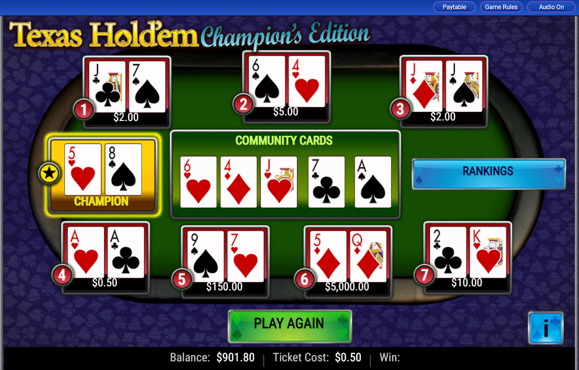 Lotto holdem deals
